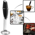 Electric Handheld Milk Frother with holder