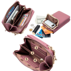 Crossbody bag with removable strap