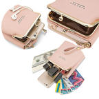 Crossbody bag with removable strap