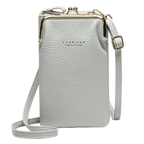 Crossbody bag with removable strap