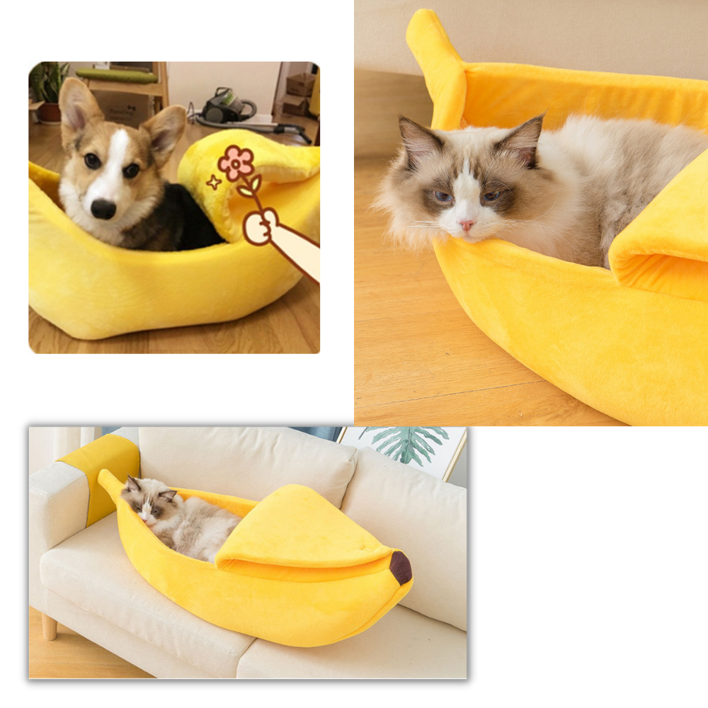 Banana Shaped Pet Bed