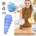 Pack of 6 Silicone Stretch Lids