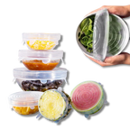 Pack of 6 Silicone Stretch Lids