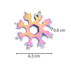 18-in-1 Stainless Steel Snowflake Multi-Tool