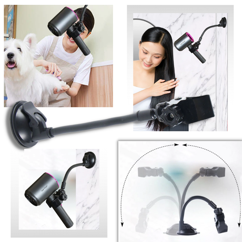 Hands-Free Hair Dryer Holder