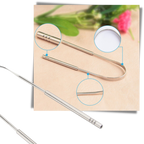Stainless steel tongue cleaner
