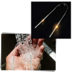 Stainless steel tongue cleaner