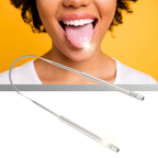 Stainless steel tongue cleaner