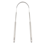 Stainless steel tongue cleaner