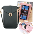 Touchscreen phone crossbody bag
