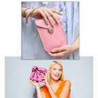 Touchscreen phone crossbody bag