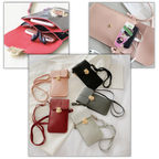 Touchscreen phone crossbody bag