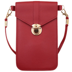 Touchscreen phone crossbody bag