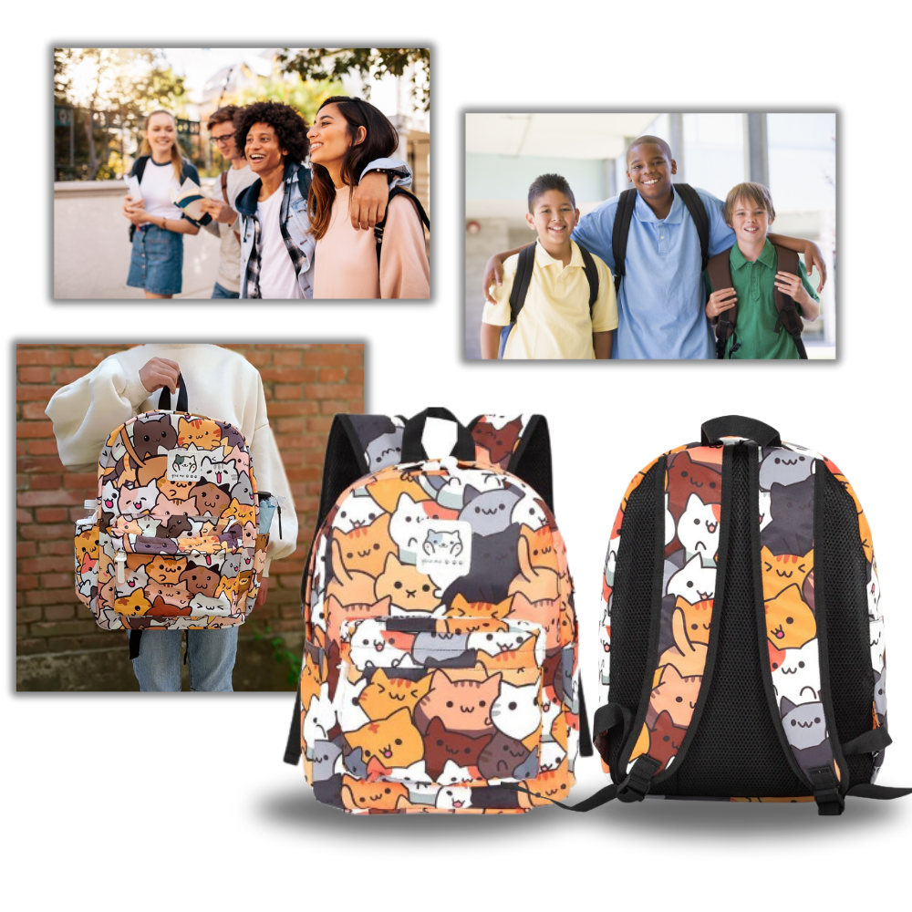 Whimsical Neko Astsum Backpack