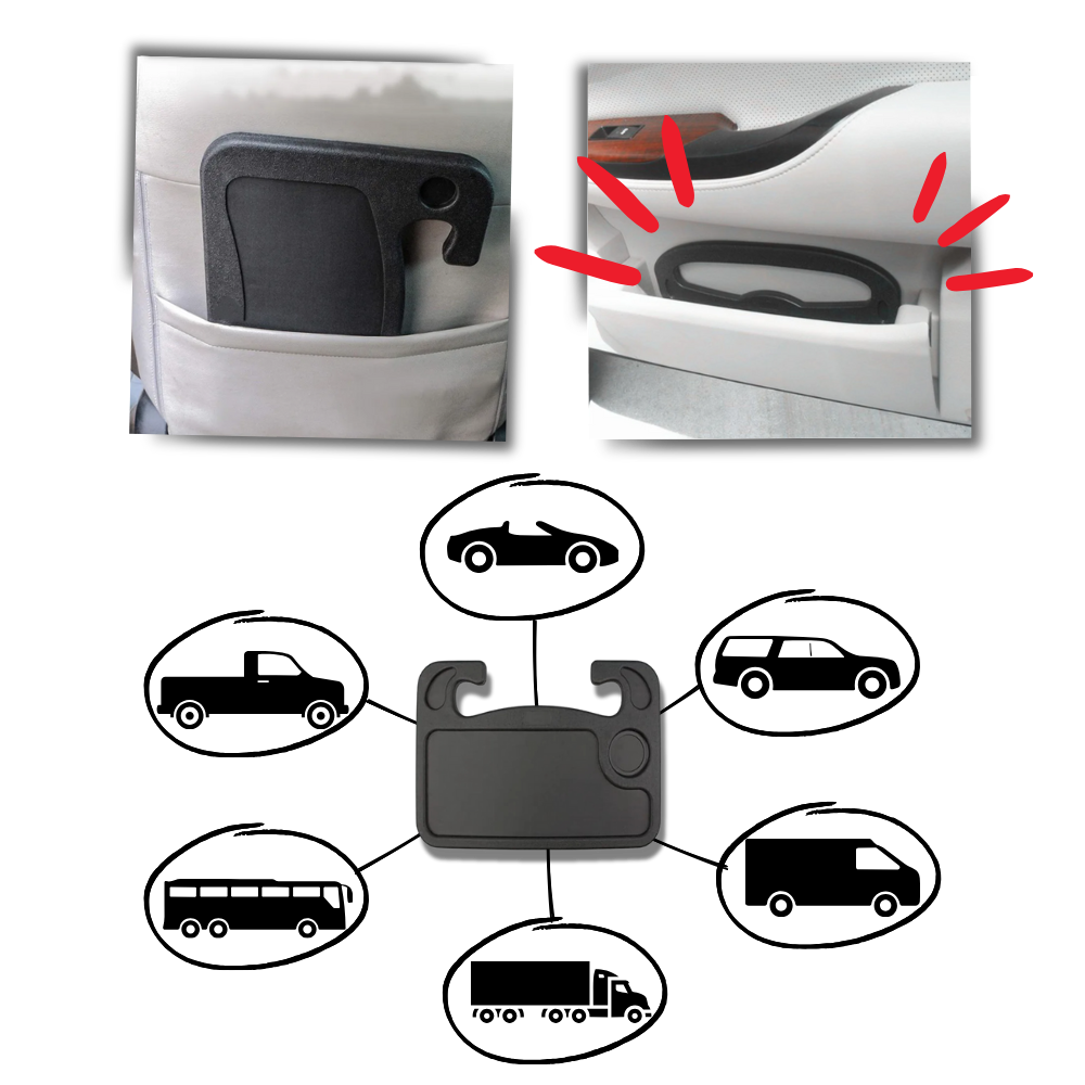 Adaptable Steering Wheel Desk