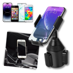 Adjustable Cell Phone Cup Holder Mount