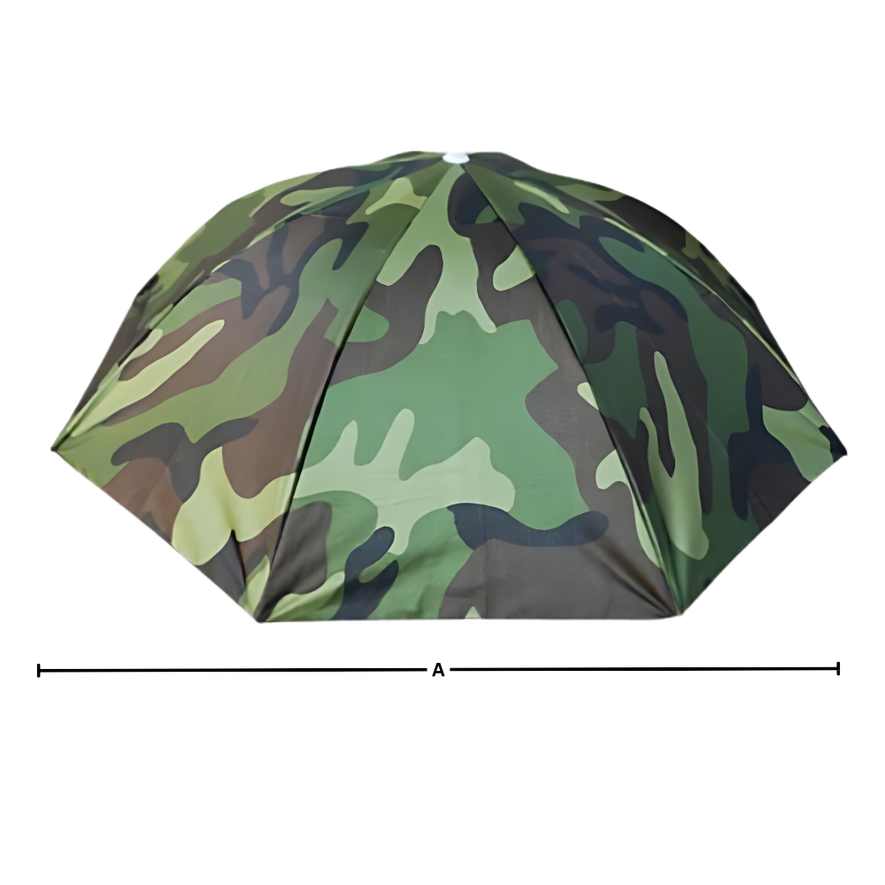 Adjustable Hand-Free Umbrella Hat