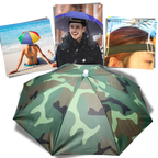 Adjustable Hand-Free Umbrella Hat