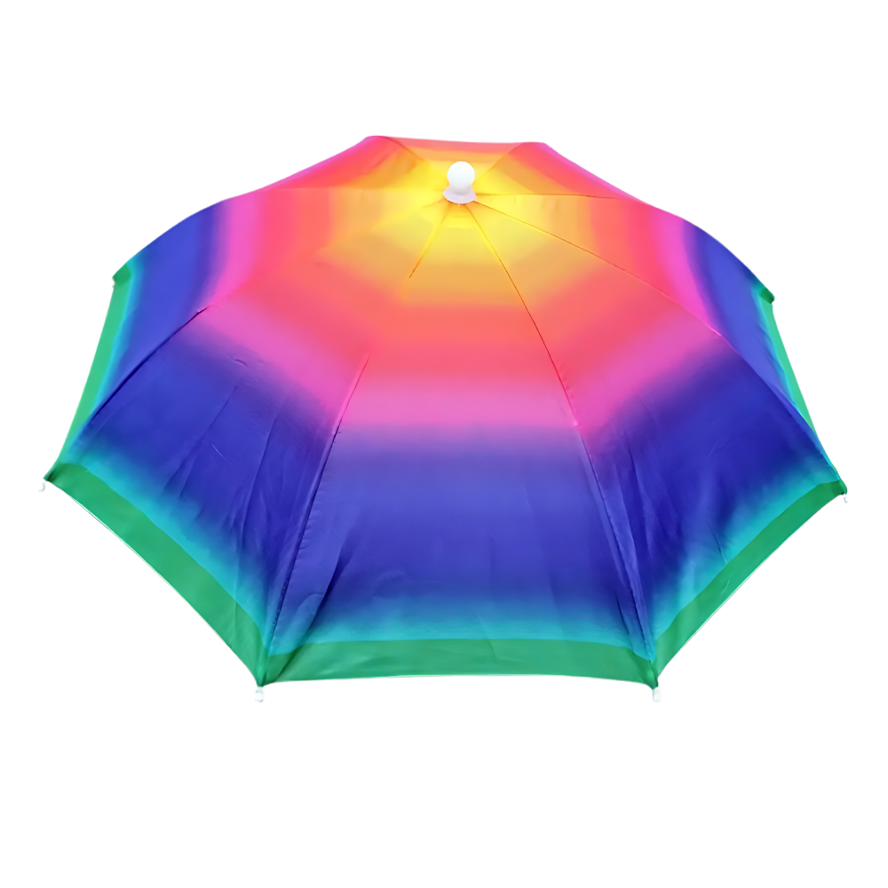Adjustable Hand-Free Umbrella Hat