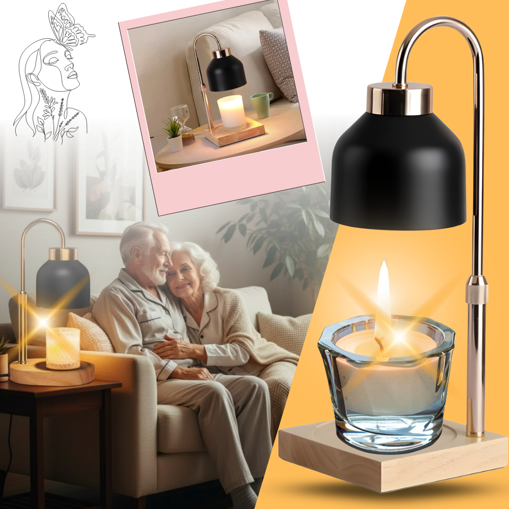 Aesthetic Candle Warm Lamp