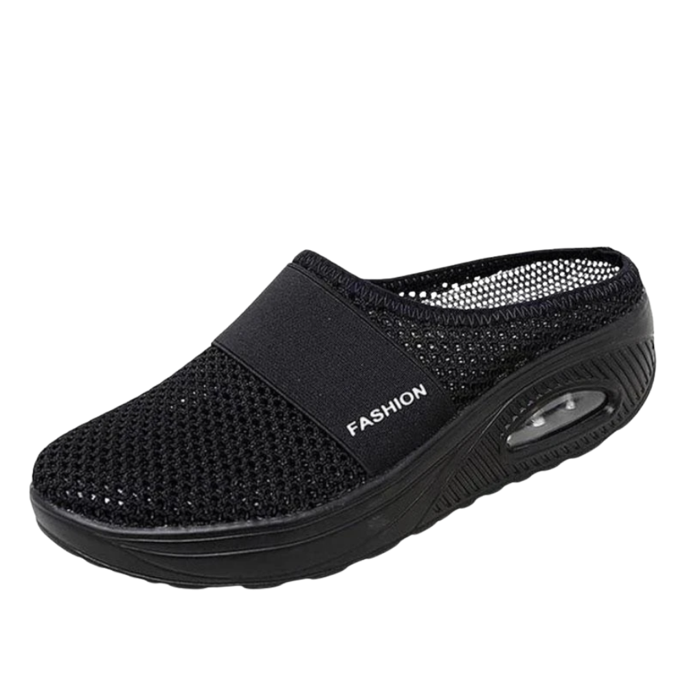 Air-cushion diabetic slip-on shoes
