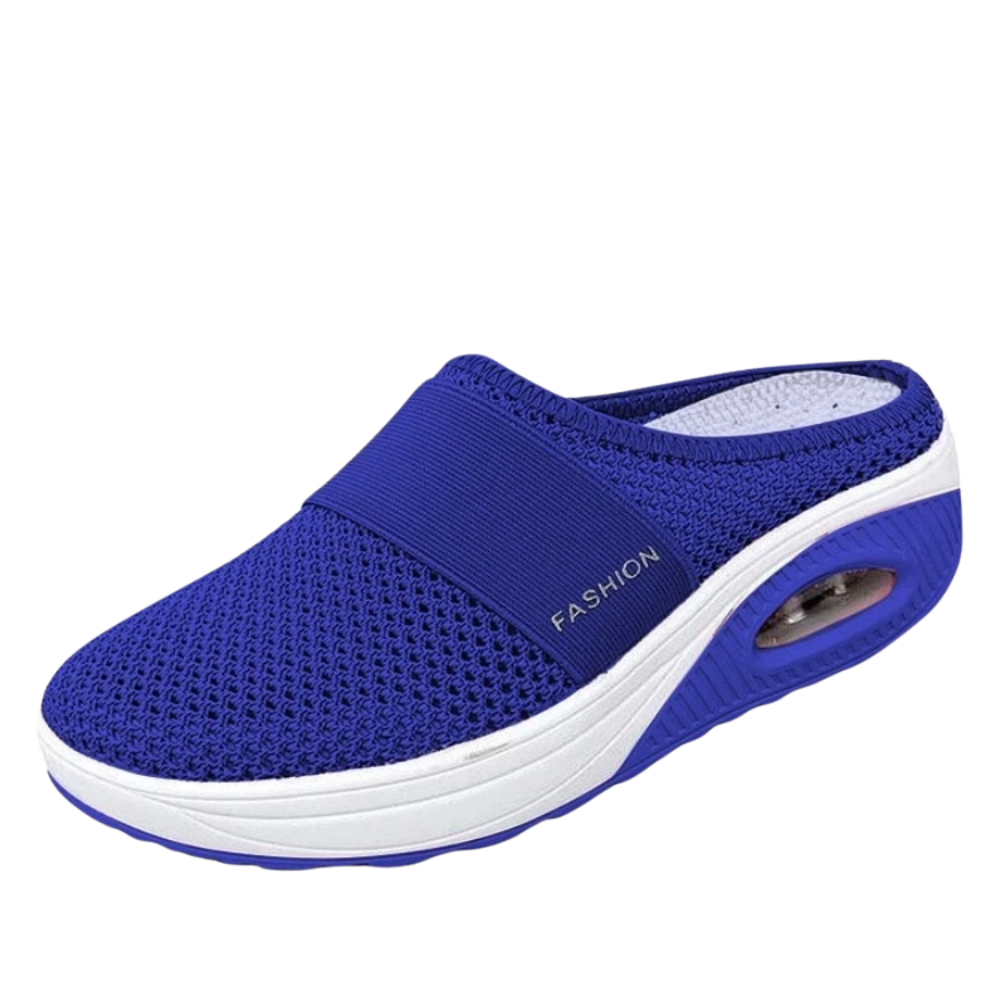 Air-cushion diabetic slip-on shoes