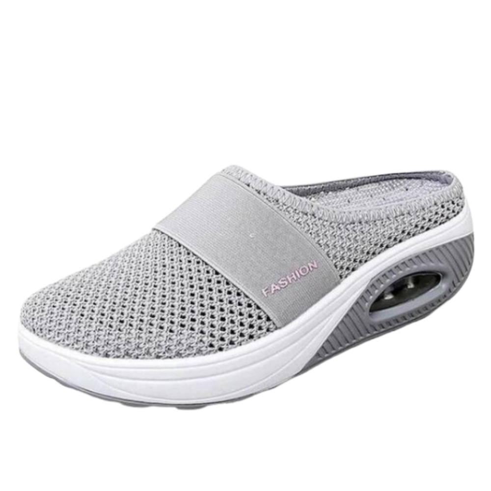 Air-cushion diabetic slip-on shoes