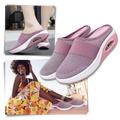Air-cushion diabetic slip-on shoes