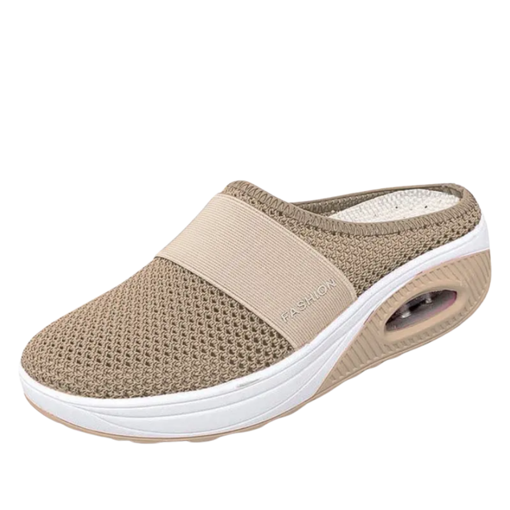 Air-cushion diabetic slip-on shoes