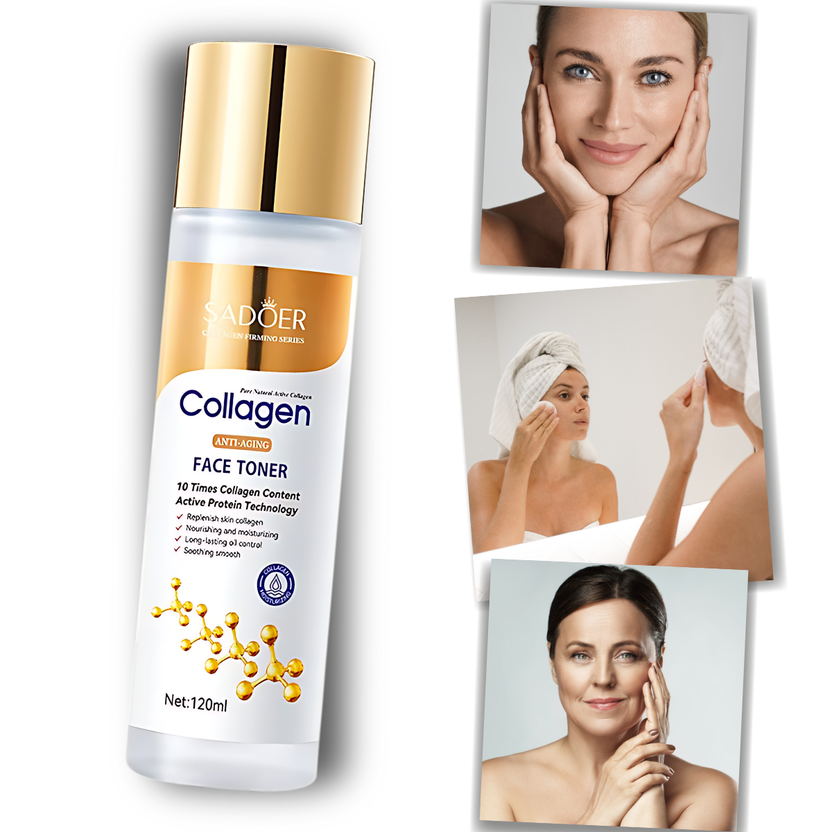 Anti-Aging Brightening Collagen Toner