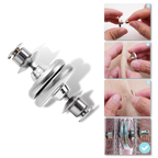 Anti-Leakage magnetic curtain clips