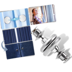 Anti-Leakage magnetic curtain clips