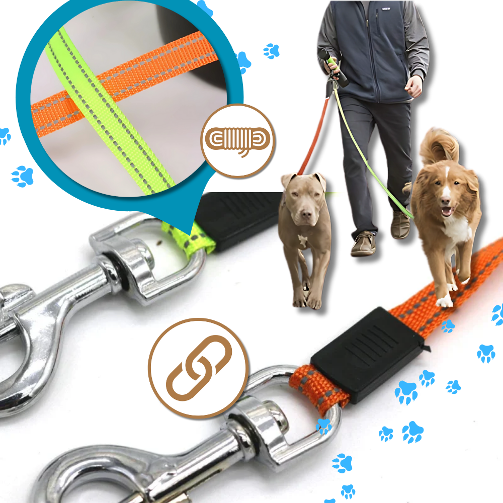 Anti-winding Retractable Dog Leash