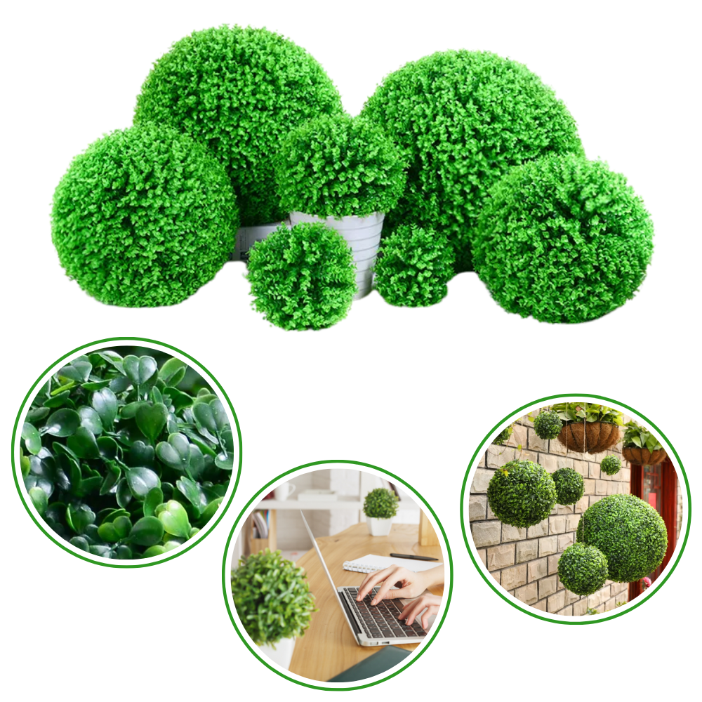 Artificial Topiary Grass Balls