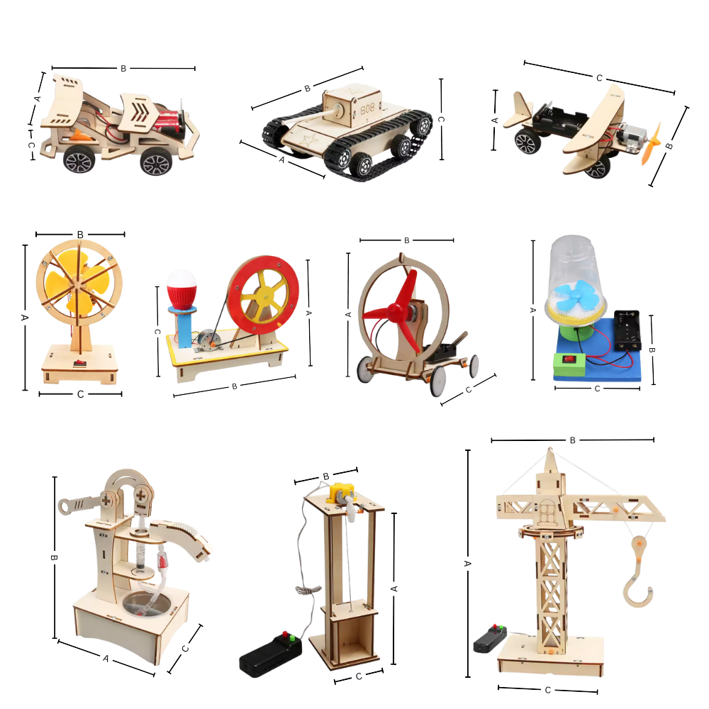Assembly Wooden Science Toy
