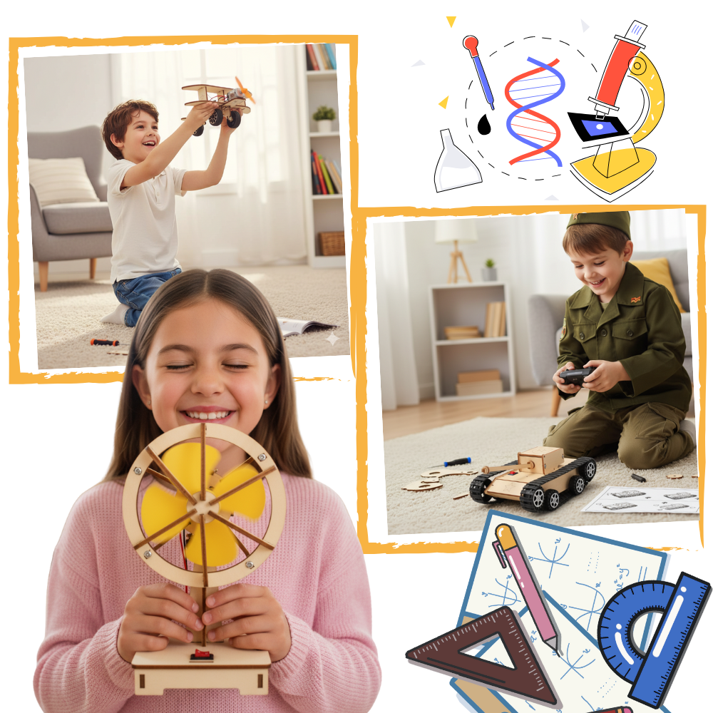 Assembly Wooden Science Toy