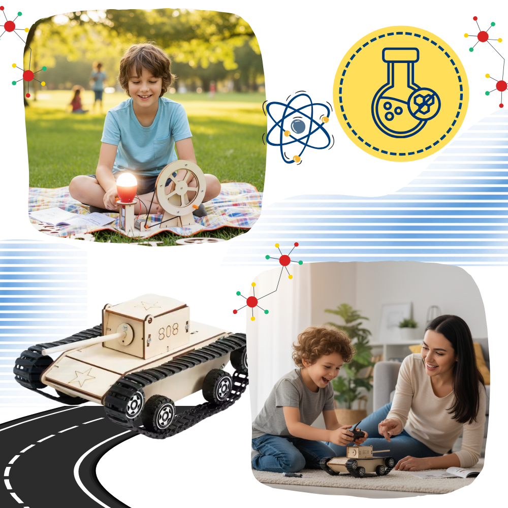 Assembly Wooden Science Toy