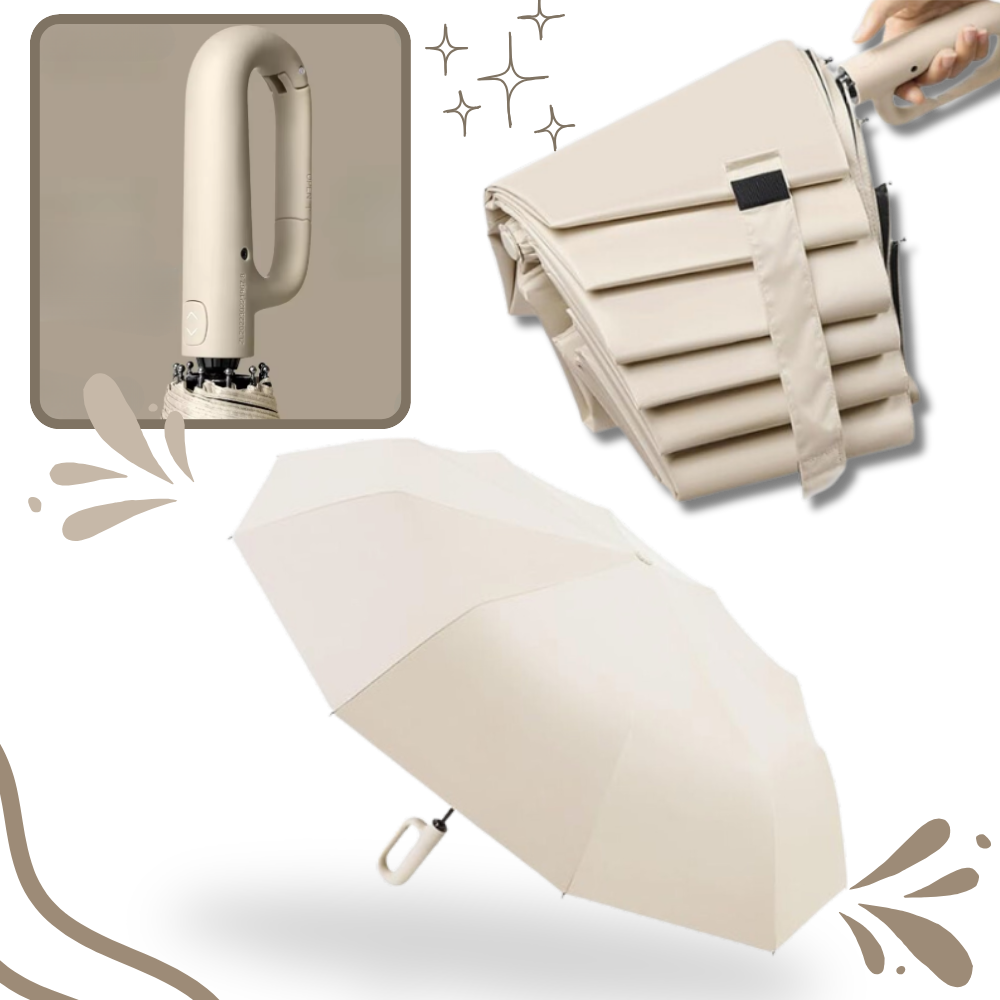 Automatic Lock Wind Resistant Umbrella