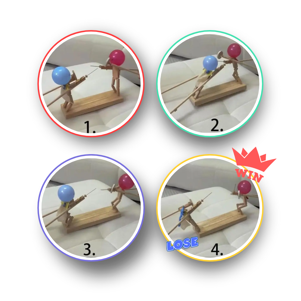 Bamboo Fun Balloon Fencing Game