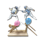 Bamboo Fun Balloon Fencing Game