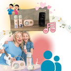 Bluetooth Dual Mic Kids Mini Karaoke