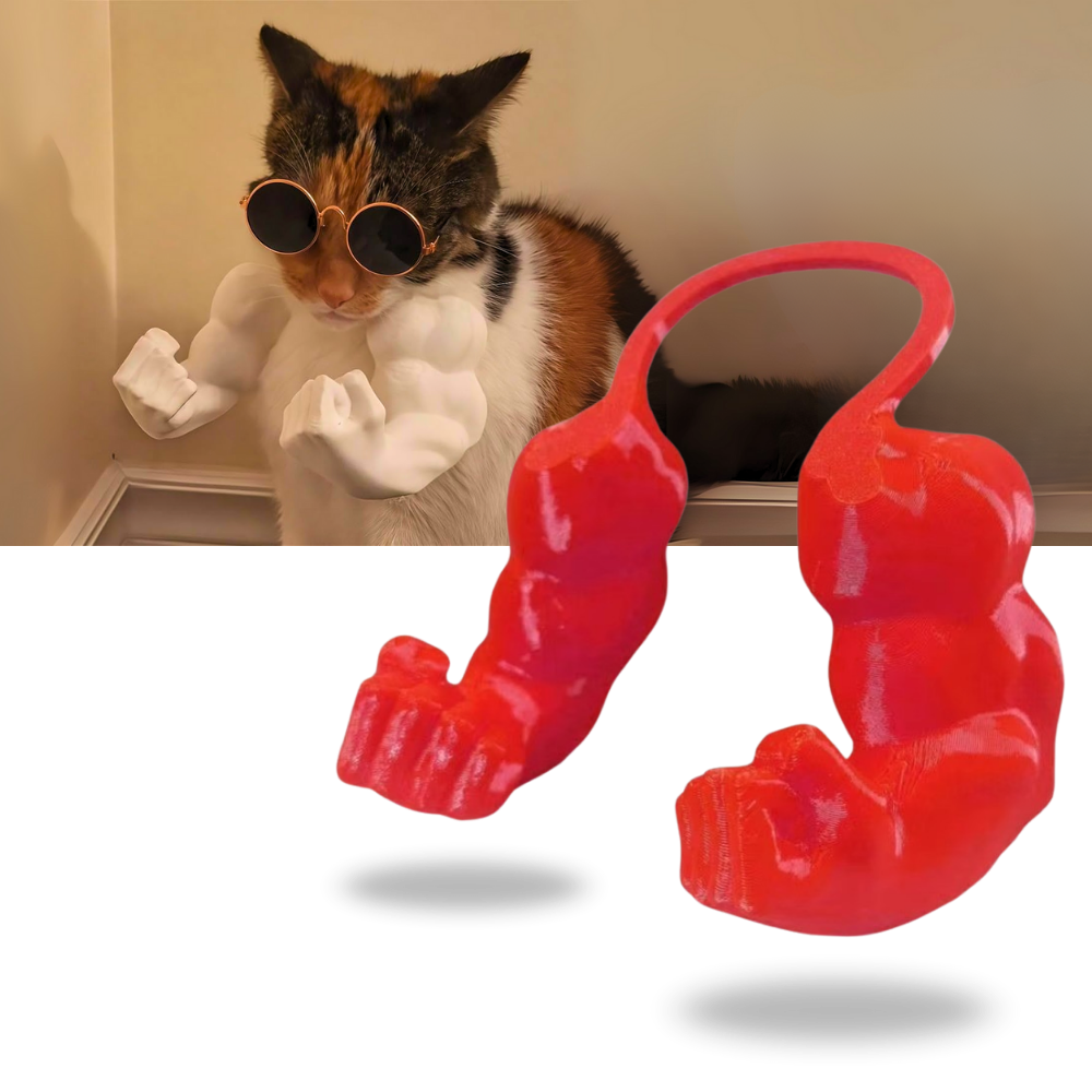 Bodybuilder Cat Arm Costume