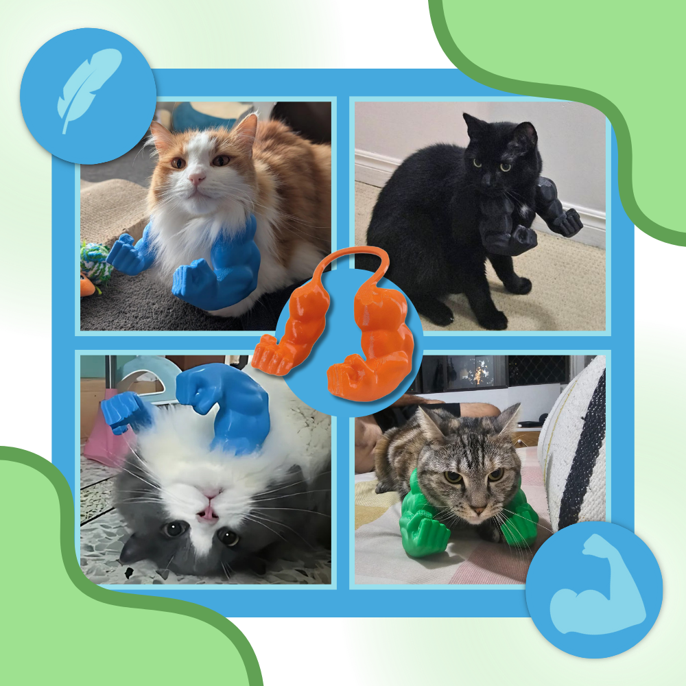 Bodybuilder Cat Arm Costume