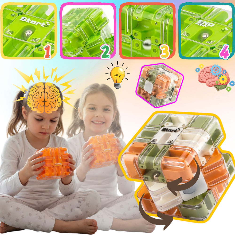 Brain Builder Maze Cube