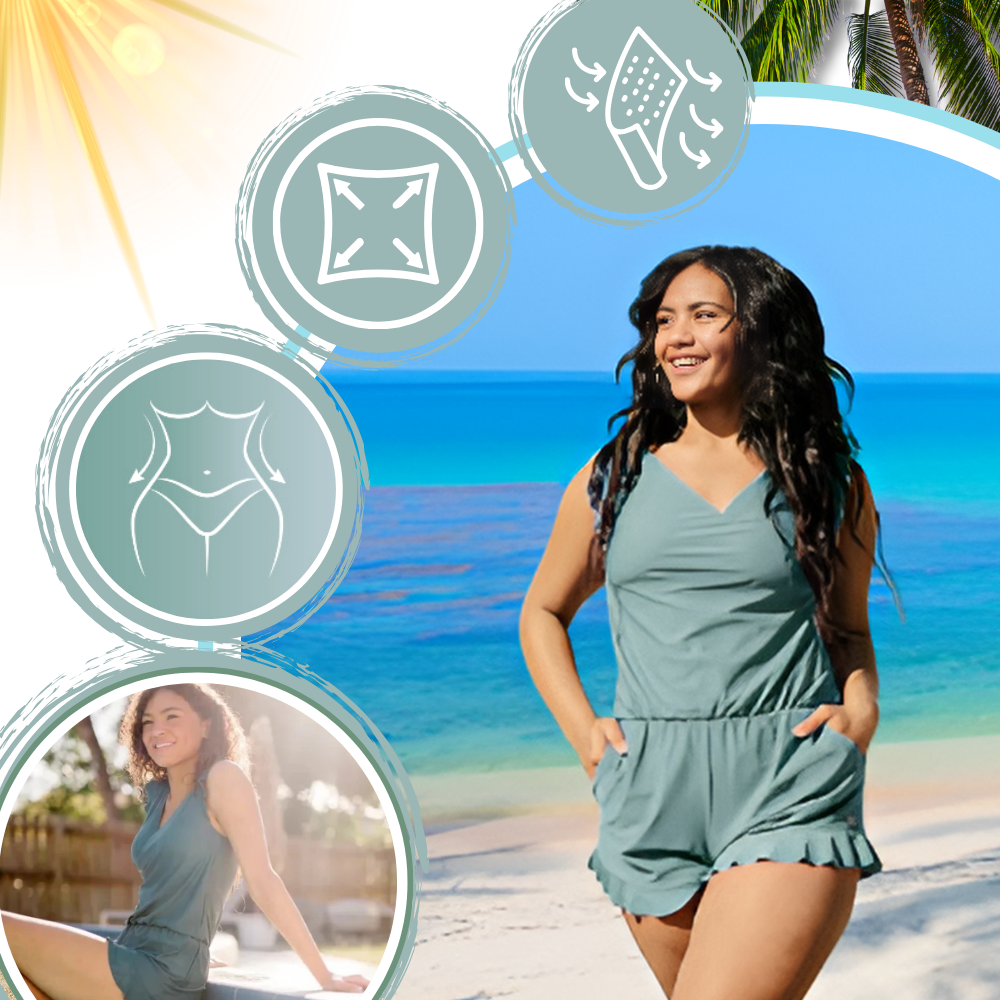 Built In Bra Swim Romper