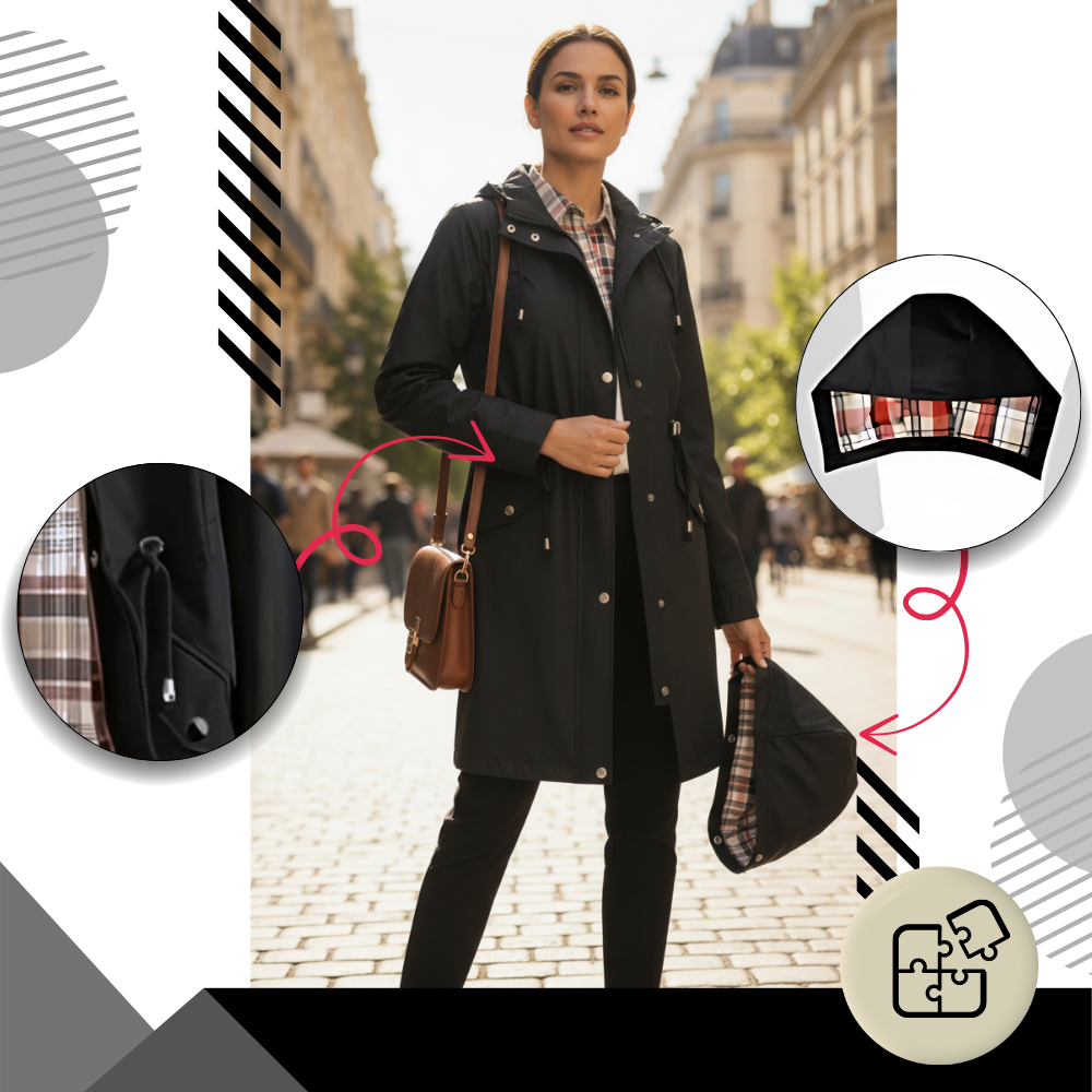 Chic Waterproof Trench Coat