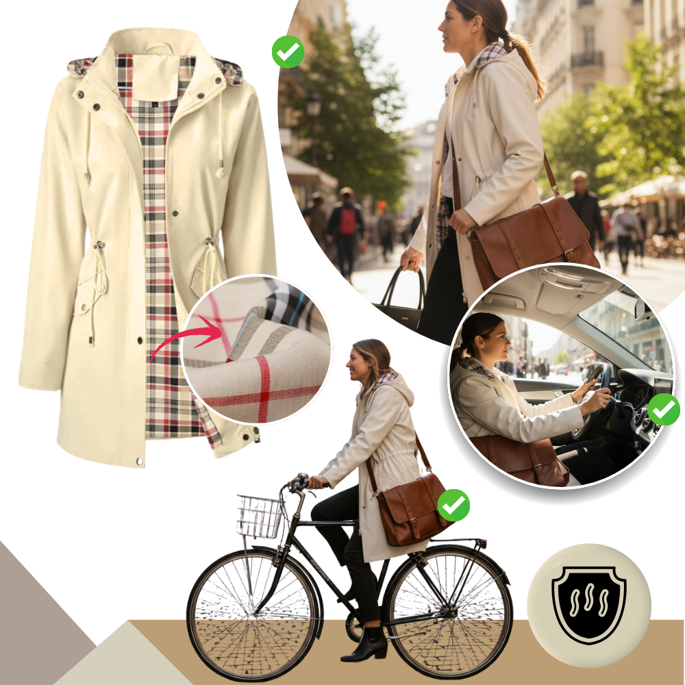 Chic Waterproof Trench Coat