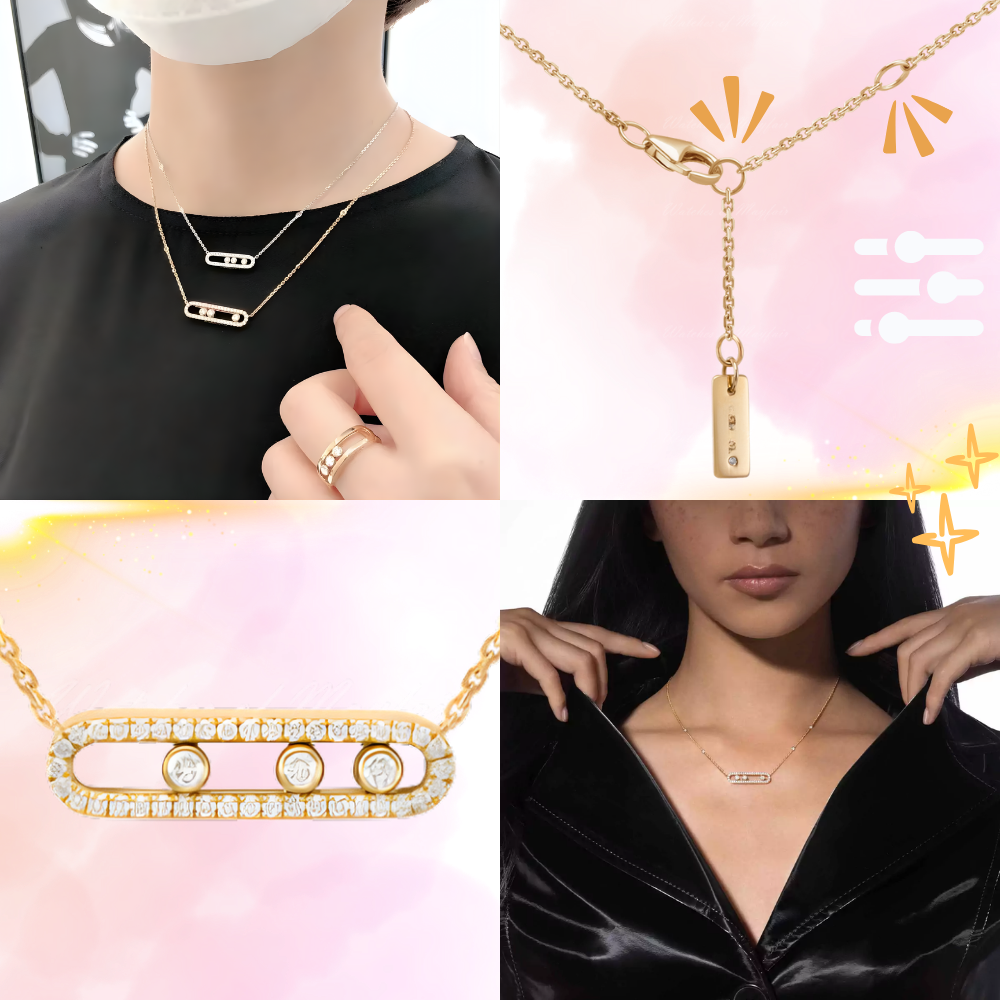 Classic Three Stone Necklace