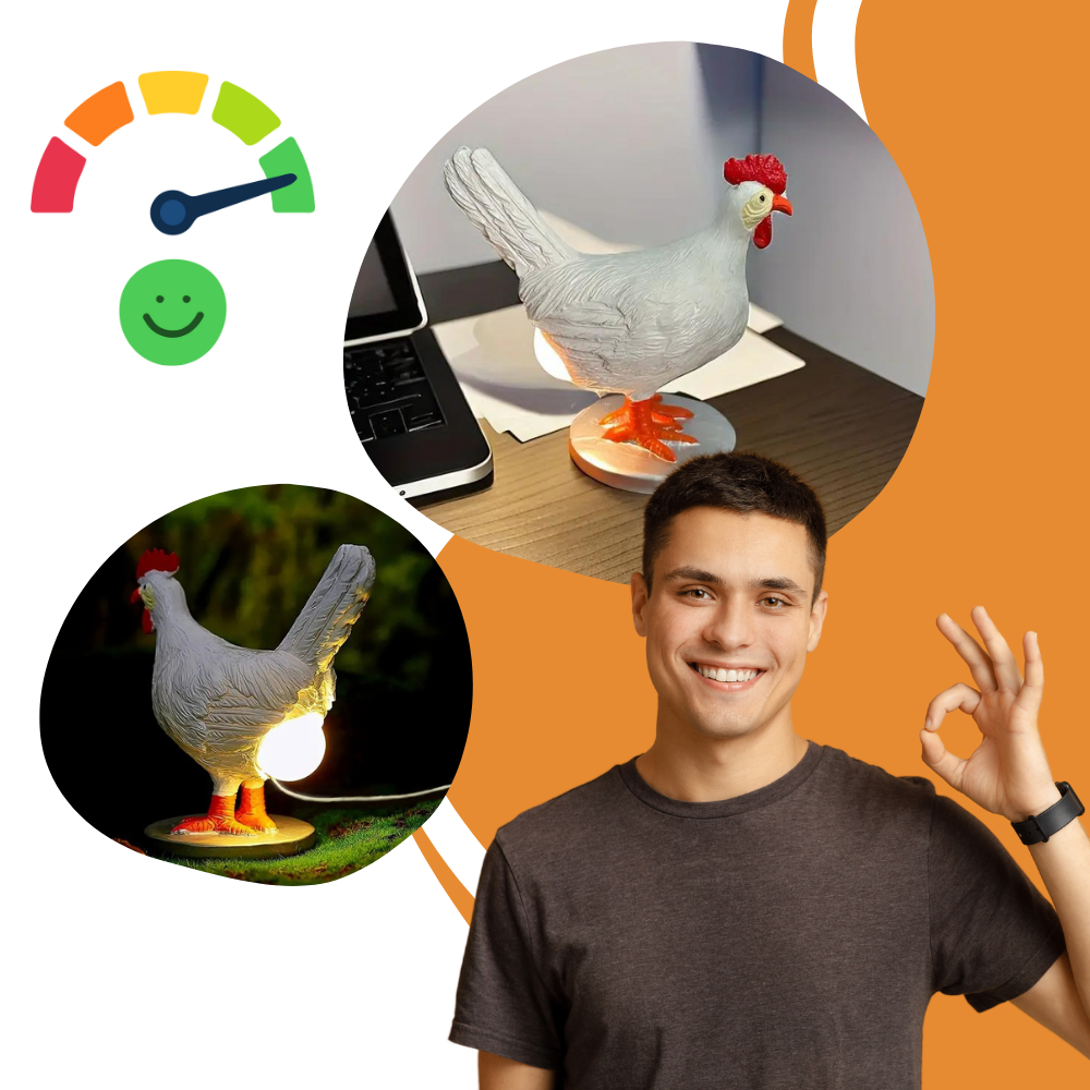 Cozy Chicken Egg Lamp