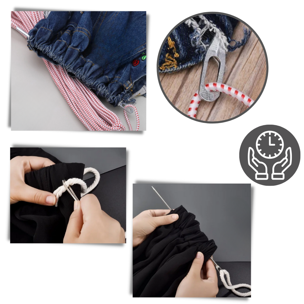 Easy Waistband Drawstring Threader